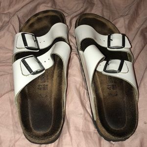 White Birkenstocks
